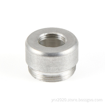 Round Cap Aluminum Alloy Turning Parts With Thread